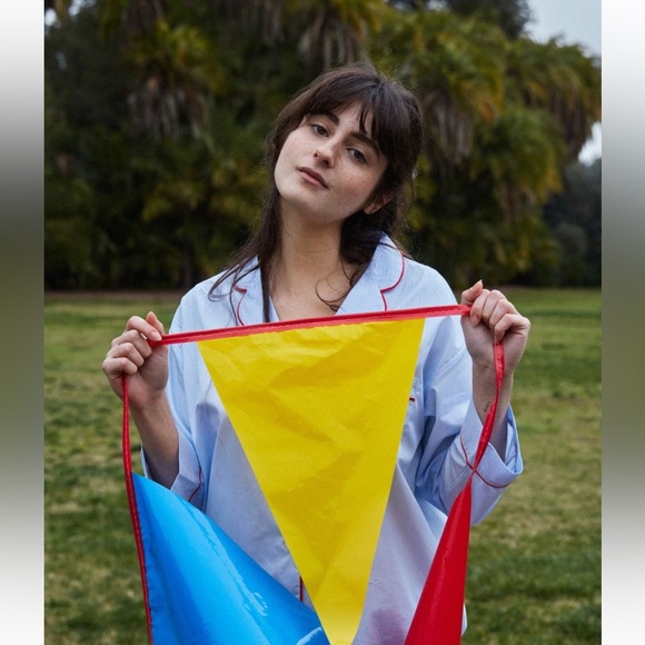 Marina Pajama Set Color: Blue End on End - Picture 7 of 12